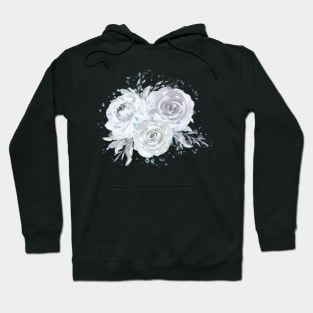 White roses Hoodie